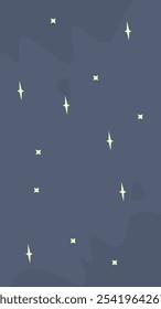 Diseño de Fondo de pantalla de Vector de fondo de historias móviles celestiales de moda del cielo nocturno