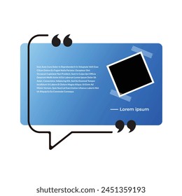trendy chat testimonial template design 