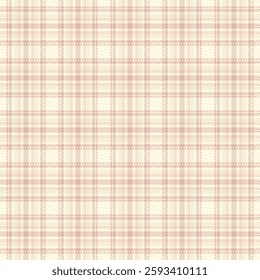 Trendy check texture seamless, scrap textile vector pattern. Bandana fabric tartan background plaid in light and cornsilk colors palette.