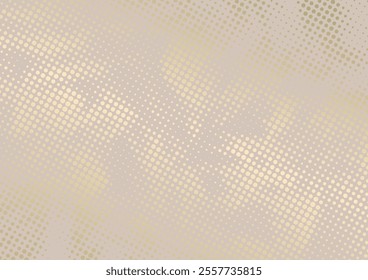 Trendy Chic background. Modern stylish gold texture for cover design, cards, flyer, poster, print, gift wrapper, package. Pastel color and gold patina effect. Luxury halftone template for design.