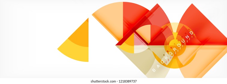 Composición de círculos de moda fondo geométrico, diseño vectorial