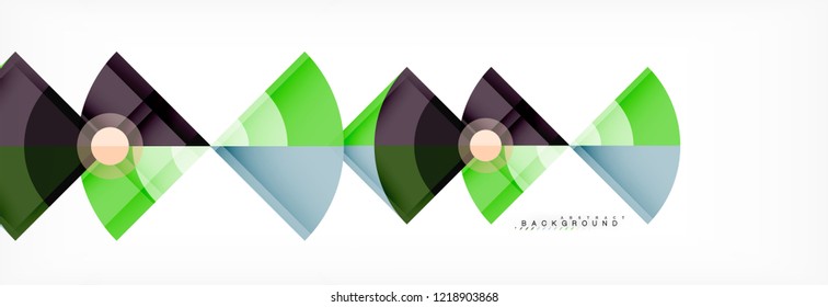 Composición de círculos de moda fondo geométrico, diseño vectorial