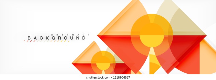 Composición de círculos de moda fondo geométrico, diseño vectorial