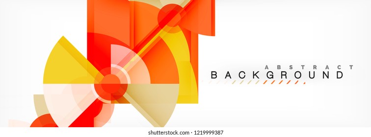 Composición de círculos de moda fondo geométrico, diseño vectorial
