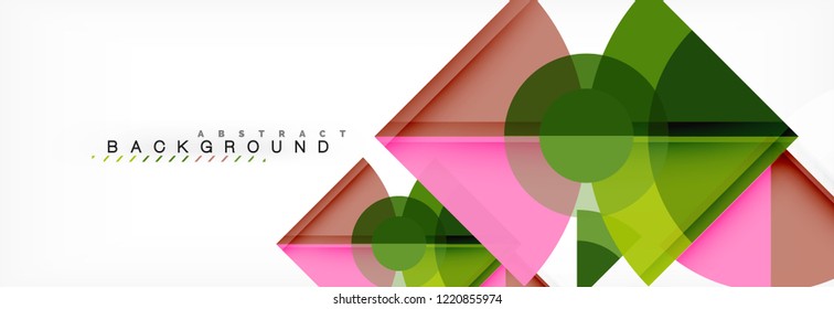 Composición de círculos de moda fondo geométrico, diseño vectorial