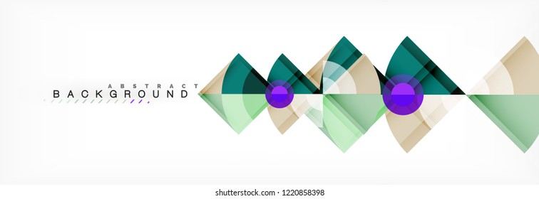 Composición de círculos de moda fondo geométrico, diseño vectorial