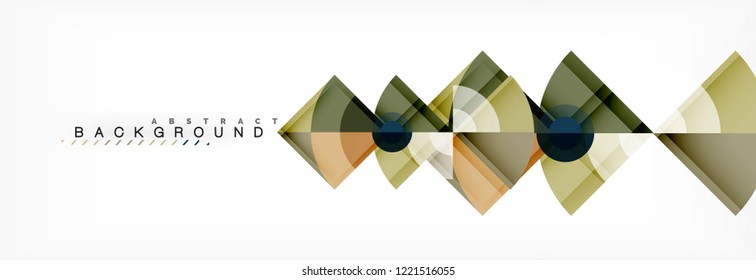 Composición de círculos de moda fondo geométrico, diseño vectorial