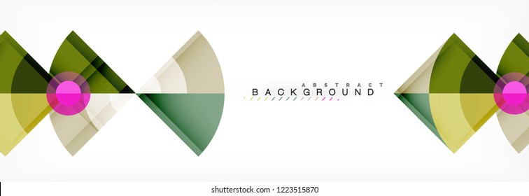 Composición de círculos de moda fondo geométrico, diseño vectorial