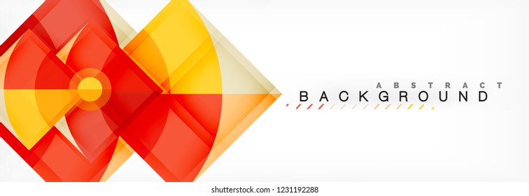 Composición de círculos de moda fondo geométrico, diseño vectorial