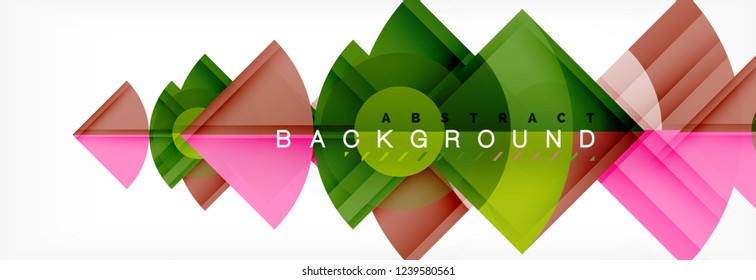 Composición de círculos de moda fondo geométrico, diseño vectorial