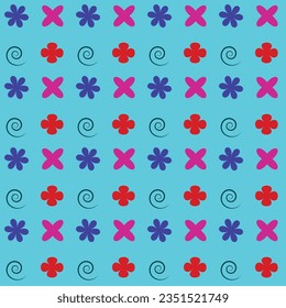 Trendy cloths pattern vector image art for print