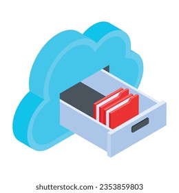 Trendy Collection of Cybersecurity Isometric Icon