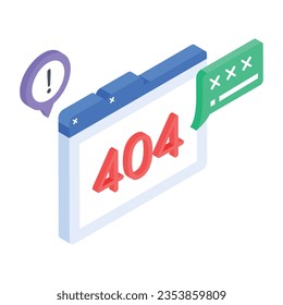 Trendy Collection of Cybersecurity Isometric Icon