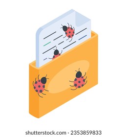Colección a la moda de un icono isométrico de ciberseguridad