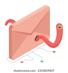Trendy Collection of Cybersecurity Isometric Icon