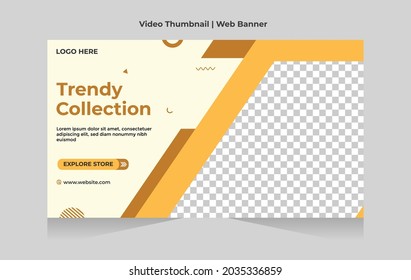 Trendy Collection Thumbnail Design Template