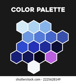 Combinaciones de colores de moda 2022. Ilustración del vector