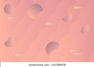 Trendy color geometric pattern background