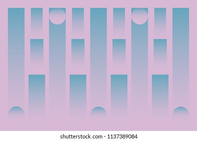 Trendy color geometric pattern background