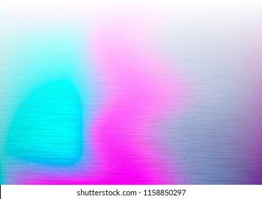 Trendy color gradient background. Liquid mesh template with horizontal line elements. Cool Digital ink style pattern.
