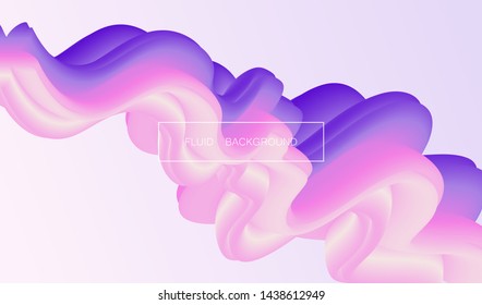 Trendy color. Gradient fluid abstract background. Modern texture for layout, banner, poster, flyer, card, web design. Vector eps10.