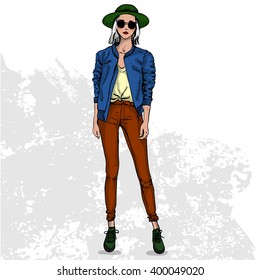 trendy color look 