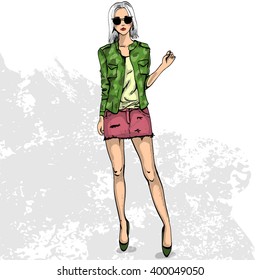 trendy color look 