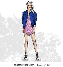 trendy color look 