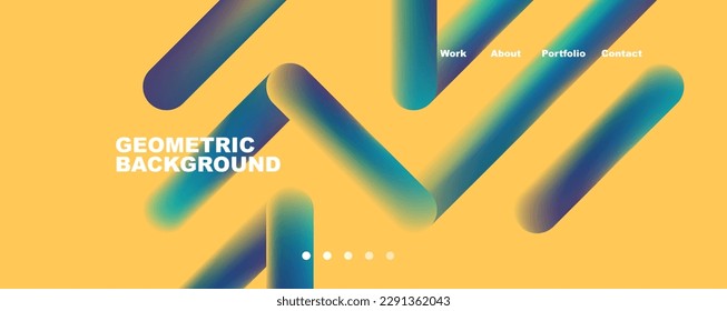 Trendy color overlapping lines abstract background. Vector Illustration For Wallpaper, Banner, Background, Card, Book Illustration, landing page