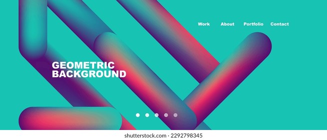 Trendy color overlapping lines abstract background. Vector Illustration For Wallpaper, Banner, Background, Card, Book Illustration, landing page