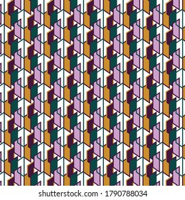 Trendy Color Palete geometric Pattern design