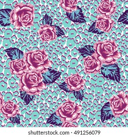 Trendy color roses background