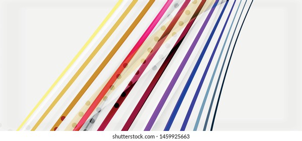 Trendfarbige Streifen Linien Wellengang, großartiges Design für jeden Zweck. Vektorlinienmuster. Vektorgeometrischer Hintergrund. Wavy-Line-Techno-Vorlage