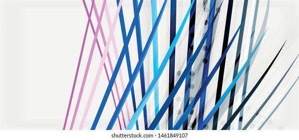 Trendy color stripes lines wave, great design for any purposes. Vector line pattern. Vector geometric background. Wavy line techno template