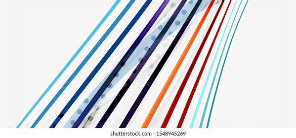 Trendy color stripes lines wave, great design for any purposes. Vector line pattern. Vector geometric background. Wavy line techno template