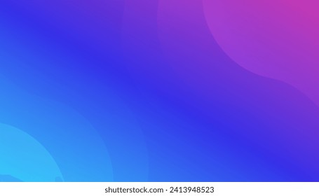 Trendy colorful blue, purple and green gradient background with dynamic circle. Trendy gradient shapes composition. can be used for banner, layout, annual report, web design. Eps10 vector
