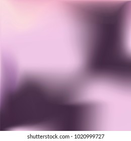 Trendy colorful blur fluid texture. Hologram foil motion background. Abstract gradient holographic blurry backdrop. Vector design template
