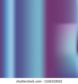 Trendy colorful blur fluid texture. Hologram foil motion background. Abstract gradient holographic blurry backdrop. Vector design template