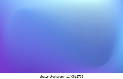 Trendy colorful blur fluid texture. Hologram foil motion background. Colored vector illustration. Abstract holographic blurry backdrop. Gradient mesh. Blue Violet Pink Iris Lavender.