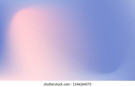 Trendy colorful blur fluid texture. Hologram foil motion background. Colored vector illustration. Abstract holographic blurry backdrop. Gradient mesh. Blue Violet Orchid Iris Lavender.