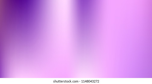 Trendy colorful blur fluid texture. Hologram foil motion background. Colored vector illustration. Abstract holographic blurry backdrop. Gradient mesh. Violet Orchid Iris Lavender Purple.