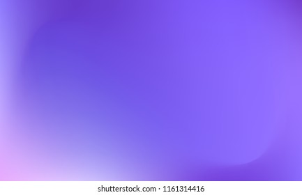 Trendy colorful blur fluid texture. Hologram foil motion background. Colored vector illustration. Abstract holographic blurry backdrop. Gradient mesh. Blue Violet Pink Iris Lavender.