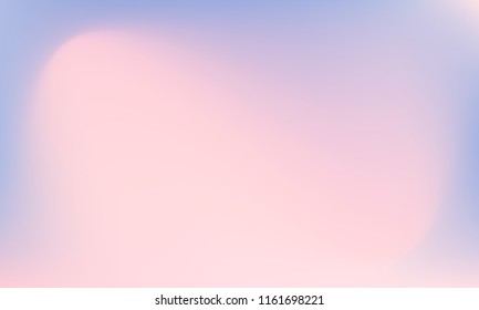 Trendy colorful blur fluid texture. Hologram foil motion background. Colored vector illustration. Abstract holographic blurry backdrop. Gradient mesh. Blue Violet Orchid Iris Lavender.