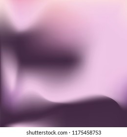 Trendy colorful blur fluid texture. Hologram foil motion background. Abstract gradient holographic blurry backdrop. Vector design template
