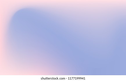 Trendy colorful blur fluid texture. Hologram foil motion background. Colored vector illustration. Abstract holographic blurry backdrop. Gradient mesh. Blue Violet Orchid Iris Lavender.