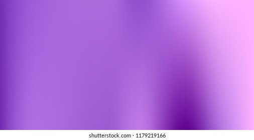 Trendy colorful blur fluid texture. Hologram foil motion background. Colored vector illustration. Abstract holographic blurry backdrop. Gradient mesh. Violet Orchid Iris Lavender Purple.