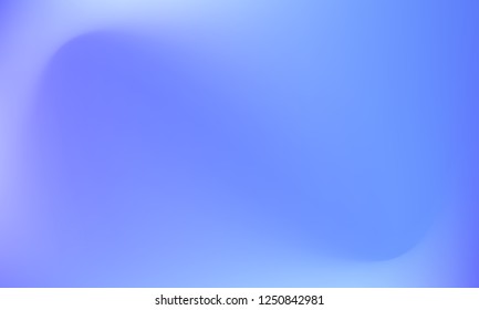 Trendy colorful blur fluid texture. Hologram foil motion background. Colored vector illustration. Abstract holographic blurry backdrop. Gradient mesh. Blue Violet Pink Iris Lavender.