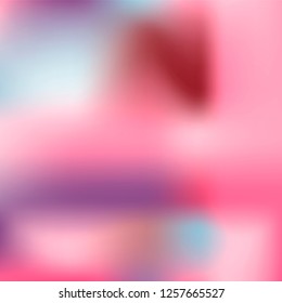 Trendy colorful blur fluid texture. Hologram foil motion background. Abstract gradient holographic blurry backdrop. Vector design template