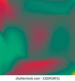 Trendy colorful blur fluid texture. Hologram foil motion background. Abstract gradient holographic blurry backdrop. Vector design template
