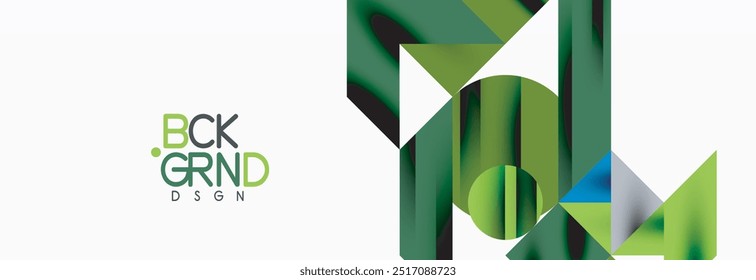 Trendy colorful circles, lines, arrows, triangles and other geometric shapes. Vector Illustration For Wallpaper, Banner, Background, Card, Book Illustration, landing page